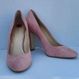 Jessica Simpson pink heels